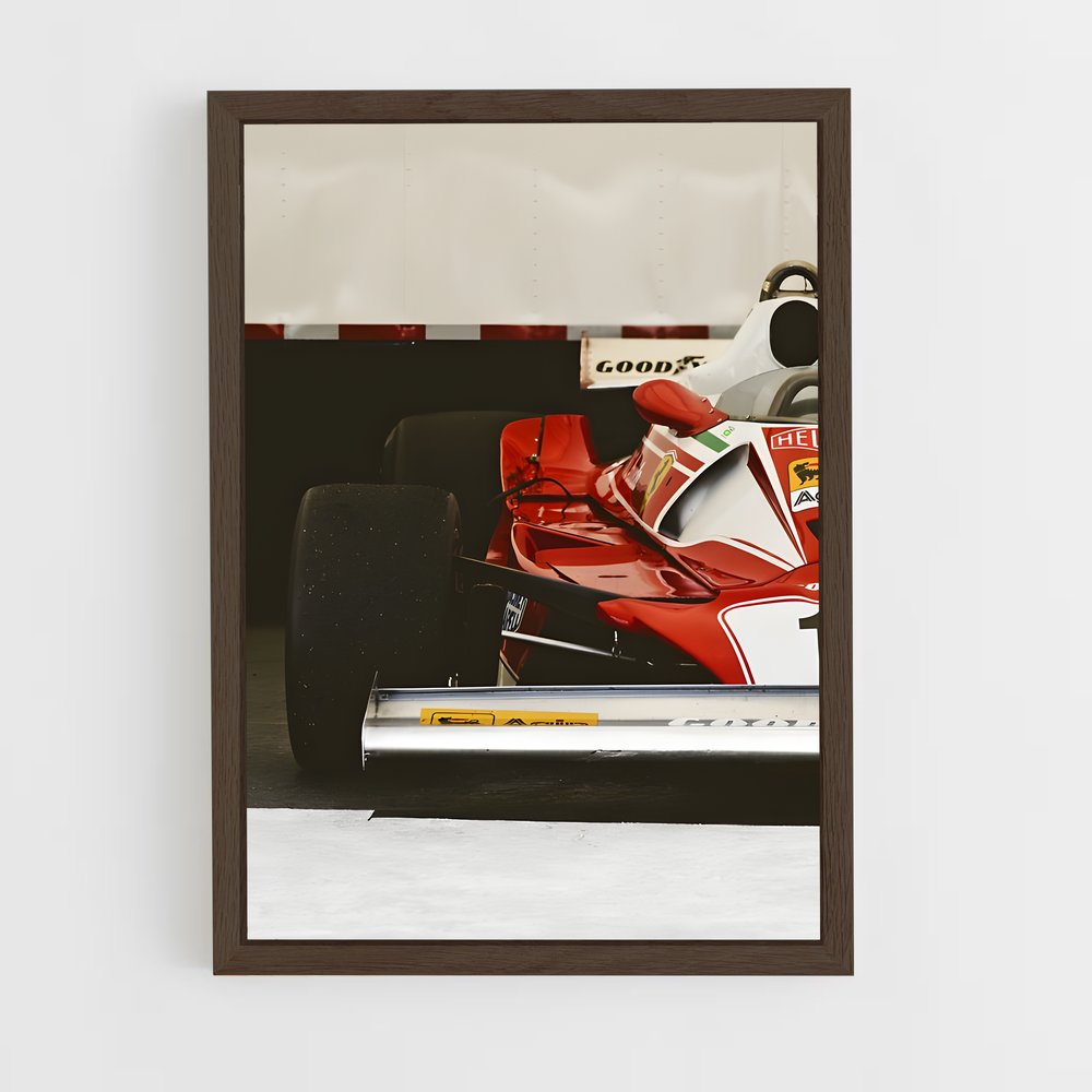Poster Ferrari de Vitesse – affiche Voitures de Formule 1 (vue 5)